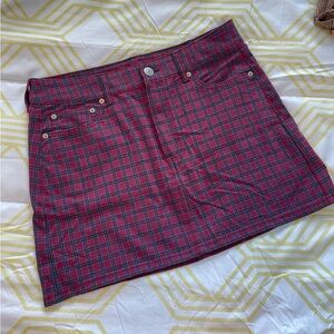 American Eagle Plaid Skirt (Size 10)
